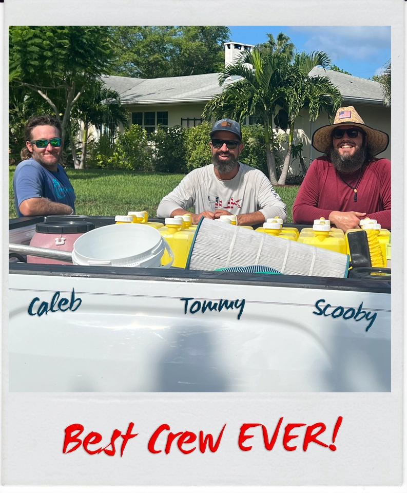 best crew ever - Caleb, Tommy and Scooby